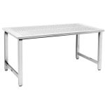 CleanPro® 24" x 36" Electropolished Stainless Steel Workbench with Perforated Stainless Steel Work Surface