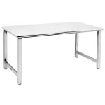 CleanPro® 24" x 30" Electropolished Stainless Steel Workbench & Stainless Steel Work Surface with Rounded Front Edge
