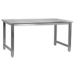 CleanPro® Stainless Steel Workbench with Stainless Steel Work Surface, 24" x 24"