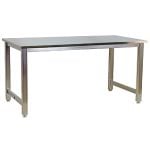 CleanPro® Stainless Steel Workbench with Stainless Steel Work Surface, 24" x 72"