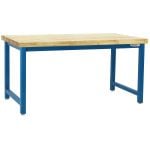 BenchPro™ 24" x 72" Workbench with 1.75" Lacquered Maple Butcher Block Work Surface & Rounded Front Edge