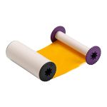 Industrial Label Printer Ribbon, Yellow, 4