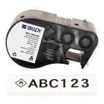 Brady M4C-1000-422 Aggressive Adhesive Multi-Purpose Polyester Label Cartridge, White, 1