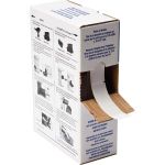 Brady Worldwide BM-23-427 Self-Laminating Vinyl Wire & Cable Labels, White/Clear, 1" x 4", Roll of 1,000