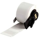 Brady Worldwide M6-19-427 Self-Laminating Vinyl Wire & Cable Labels, White/Clear, 1" x 1", Roll of 250