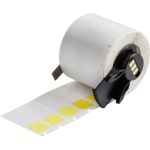 Brady Worldwide M6-29-427-YL Self-Laminating Vinyl Wire & Cable Labels, Yellow/Clear, 0.5" x 1.5", Roll of 500