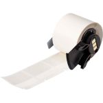 Brady Worldwide M6-32-427 Self-Laminating Vinyl Wire & Cable Labels, White/Clear, 1.5" x 1.5", Roll of 250