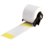 Brady Worldwide M6-33-427-YL Self-Laminating Vinyl Wire & Cable Labels, Yellow/Clear, 1.5" x 4", Roll of 100