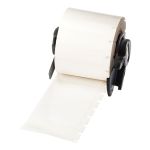 Brady Worldwide M6-45-422 Multi-Purpose Polyester Labels with Aggressive Adhesive, White, 1.5" x 0.375", Roll of 500