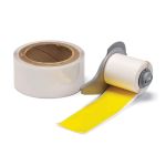 Brady Worldwide M7-2000-483-YL-KT ToughStripe® Multi-Purpose Polyester Label Tape with Overlaminate & Ultra-Aggressive Adhesive, Yellow, 2