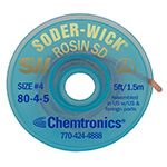 Chemtronics 80-4-10 Soder-Wick Rosin Desoldering Braid, Blue, 0.110