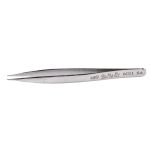 CHP 0C11-SA General Purpose Anti-Magnetic Stainless Steel Tweezer with Small, Very Fine Pointed Tips, 4.25" OAL