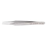 CHP 104-SA Anti-Magnetic Stainless Steel SMD/SOT Tweezer with Flat 2.5mm Tips, 4.75" OAL