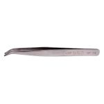 CHP 107-SA Anti-Magnetic Stainless Steel SMD Tweezer with 30° Angled, Flat 2.5mm Tips, 4.75" OAL