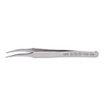 CHP 110-SA Anti-Magnetic Stainless Steel SMD Tweezer with 90° Angled Tips, 4.75" OAL