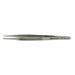 CHP 232-SA Anti-Magnetic Stainless Steel Tweezer with Serrated Grip Handle & Smooth, Round Pointed Tips, 6.0" OAL