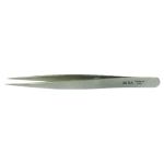 CHP 26-SA Anti-Magnetic Stainless Steel Tweezer with Strong, Very Fine, Flat Pointed Tips, 5.25" OAL