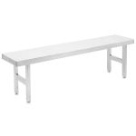 CleanPro EGBH Electropolished Gowning Bench with Solid Top