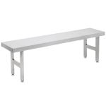 CleanPro SGBH Stainless Steel Gowning Bench with Solid Top