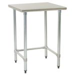 Eagle T2430STEM Stainless Steel Table with Marine Edge & Stainless Tube Base, 24" x 30"