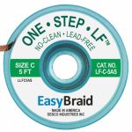 Easy Braid LF-C-5AS No-Clean Lead-Free Anti-Static Desoldering Braid, 0.075