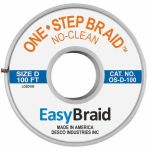 Easy Braid OS-D-100 One-Step No-Clean Desoldering Braid, 0.100