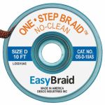 Easy Braid OS-D-10AS One-Step No-Clean Anti-Static Desoldering Braid, 0.100