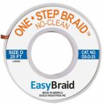 Easy Braid OS-D-25 One-Step No-Clean Desoldering Braid, 0.100