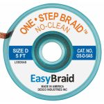Easy Braid OS-D-5AS One-Step No-Clean Anti-Static Desoldering Braid, 0.100