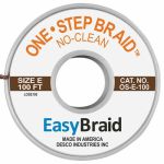 Easy Braid OS-E-100 One-Step No-Clean Desoldering Braid, 0.125