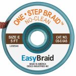 Easy Braid OS-E-5AS One-Step No-Clean Anti-Static Desoldering Braid, 0.125