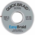 Easy Braid Q-A-100 Quick Braid Rosin Desoldering Wick, 0.025