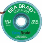 Easy Braid S-C-10AS Sea Braid Anti-Static Desoldering Wick, 0.075