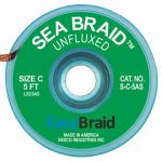 Easy Braid S-C-5AS Sea Braid Desoldering Wick .075