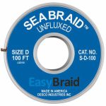 Easy Braid S-D-100 Sea Braid Desoldering Wick .100