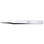 Stainless Steel Tweezer with Straight, Flat, Rounded Tips