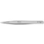 Excelta 000-SA-PI ★★ Stainless Steel Tweezer with Straight, Strong, Medium, Pointed Tips 