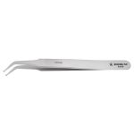 Excelta 103-SA ★★★ SMD Neverust® Stainless Steel Tweezer with 45° Angled, Paddle Grooved Robust Tips