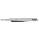 Excelta 2A-SA-MP ★★★ Precision SMD Neverust® Stainless Steel Tweezers with Mirror Polished & Straight, Tapered, Flat, Rounded Tips