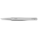 Excelta 2A-SA-PI Two Star 4.75" Straight Tapered Duckbill Point Anti-Magnetic Tweezer