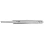 Excelta 2A-SA-SE One Star 4.75" Straight Tapered Duckbill Point Anti-Magnetic Economy Tweezer