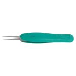 Excelta 5-SA-R ESD-Safe ErgoTweezer® Stainless Steel Cleanroom Tweezers with Straight, Tapered, Ultra Fine Tips