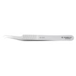 Excelta 51-CO Five Star 4.50" 45° Angled Very Fine Point Cobalt Forcep with Radius Edges