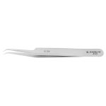Excelta 51-SA Three Star 4.50" 45° Angled Very Fine Point Anti-Magnetic Tweezer
