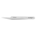 Excelta 5A-SA-SE ★ Stainless Steel Tweezer with 10° Offset, Ultra Fine, Pointed Tips