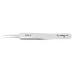 Excelta 5B-SA-PI ★★ Stainless Steel Tweezers with Tapered, 45° Bent, Micro Ultra-Fine, Pointed Tips