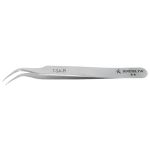 Excelta 7-SA-PI Two Star 4.50" Curved High Precision Point Anti-Magnetic Tweezer