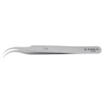 Excelta 7-SA Three Star 4.50" Curved High Precision Point Anti-Magnetic Tweezer