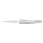 Excelta DN-3C-SA-SE ★ General Precision Reverse Cross Action Stainless Steel Tweezers with Straight, Very Fine, Pointed Tips