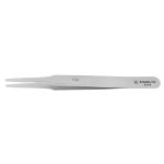 Excelta F-SA ★★★ SMD Tapered Neverust® Stainless Steel Tweezer with Straight, Broad Squared Duckbill Flat Tips